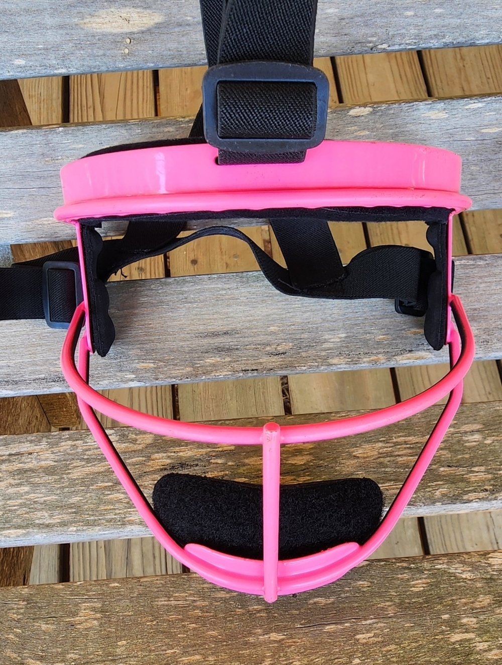 RIP-IT Defense Pro Youth Softball Protective Face Mask Shield Guard - Pink. 